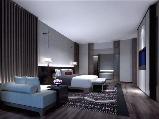 南寧萬達嘉華酒店客房空間 南寧萬達嘉華酒店客房空間