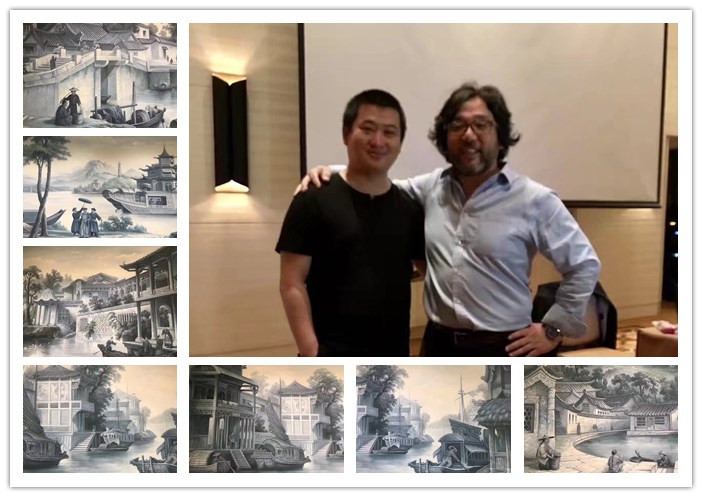 勃朗設(shè)計天津行合影