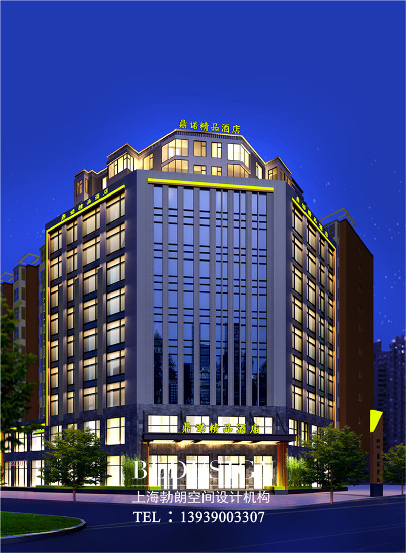 洛陽鼎諾都市精品酒店外觀設(shè)計 洛陽鼎諾都市精品酒店外觀設(shè)計