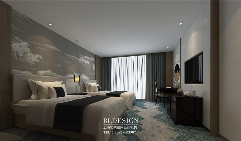 德銀精品商務(wù)酒店新中式客房裝修設(shè)計(jì)圖 德銀精品商務(wù)酒店新中式客房裝修設(shè)計(jì)圖