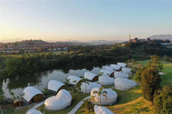 鄭州勃朗專業(yè)酒店設計公司推薦藝術帳篷酒店設計方案