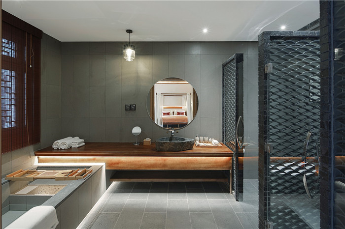 山東濟南百花洲古建筑落群改精品酒店客房衛(wèi)生間設計方案 山東濟南百花洲古建筑落群改精品酒店客房衛(wèi)生間設計方案