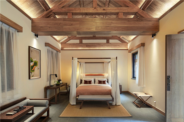 山東濟南百花洲古建筑落群改新中式精品酒店客房設計方案 山東濟南百花洲古建筑落群改新中式精品酒店客房設計方案