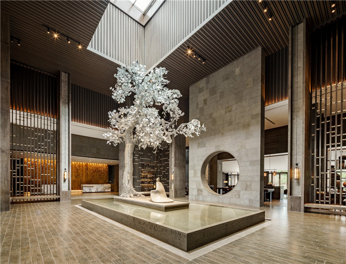 新儒風五星級酒店設計 曲阜JW萬豪酒店大堂景觀設計賞析 新儒風五星級酒店設計 曲阜JW萬豪酒店大堂景觀設計賞析