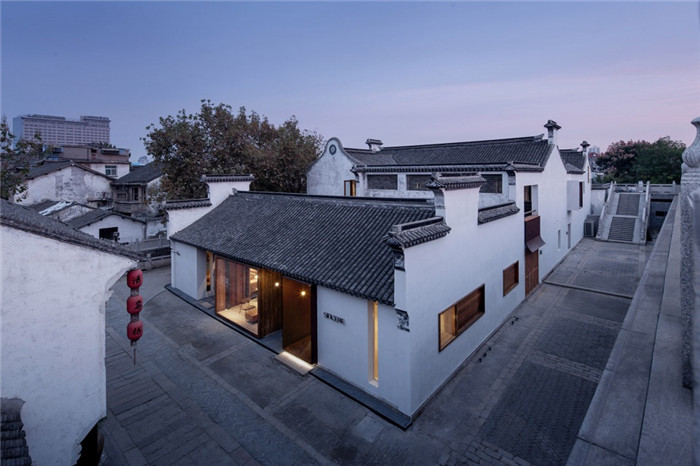 傳統(tǒng)三進式院落改民宿 無錫南禪觀水民宿設計案例 傳統(tǒng)三進式院落改民宿 無錫南禪觀水民宿設計案例