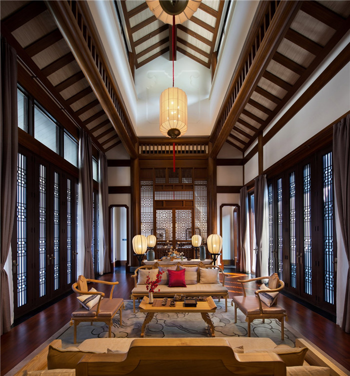 特色中式酒店裝修 惠州中海湯泉度假酒店大堂設(shè)計(jì)方案 特色中式酒店裝修 惠州中海湯泉度假酒店大堂設(shè)計(jì)方案