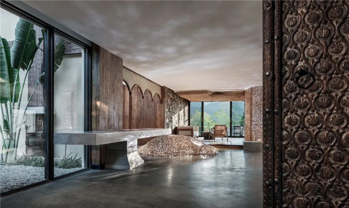 云南景洪森氧villa東南亞風(fēng)度假酒店接待大廳設(shè)計方案 云南景洪森氧villa東南亞風(fēng)度假酒店接待大廳設(shè)計方案