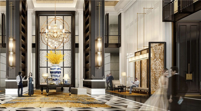 蘇寧旗下超奢華鐘山國際高爾夫酒店大堂升級改造設(shè)計方案 蘇寧旗下超奢華鐘山國際高爾夫酒店大堂升級改造設(shè)計方案