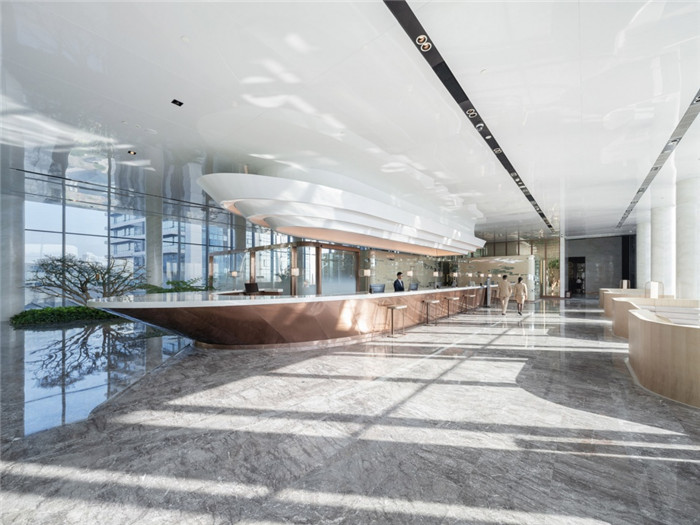 重慶來福士洲際酒店大堂接待臺設(shè)計(jì)方案 重慶來福士洲際酒店大堂接待臺設(shè)計(jì)方案