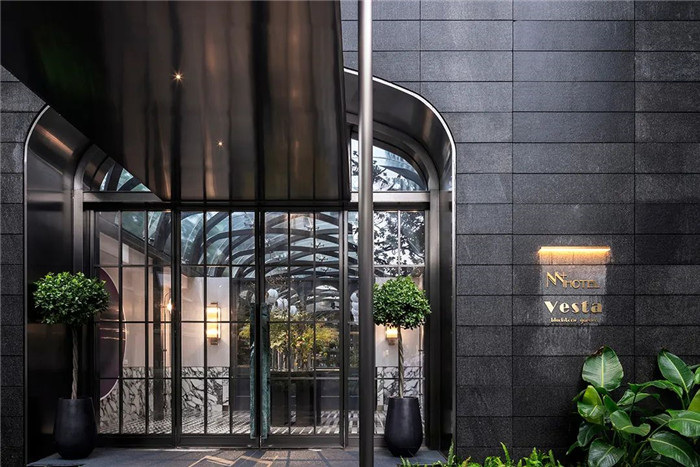 酒店入口設(shè)計-Art Deco復(fù)古懷舊風(fēng)音樂主題精品酒店設(shè)計案例 酒店入口設(shè)計-Art Deco復(fù)古懷舊風(fēng)音樂主題精品酒店設(shè)計案例