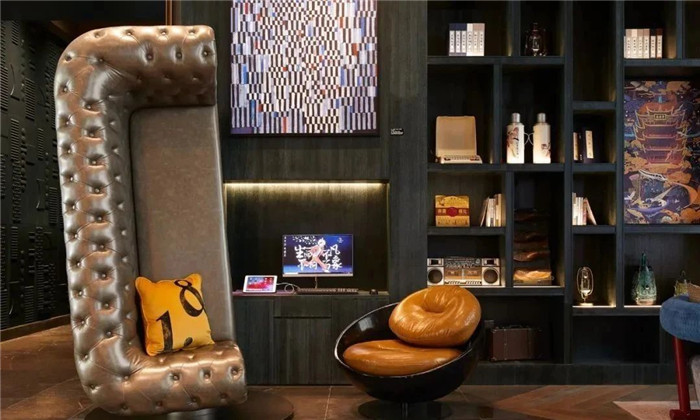 酒店大堂休閑區(qū)設(shè)計(jì)-復(fù)古與新潮混搭風(fēng)武漢網(wǎng)紅精品酒店改造設(shè)計(jì)案例 酒店大堂休閑區(qū)設(shè)計(jì)-復(fù)古與新潮混搭風(fēng)武漢網(wǎng)紅精品酒店改造設(shè)計(jì)案例