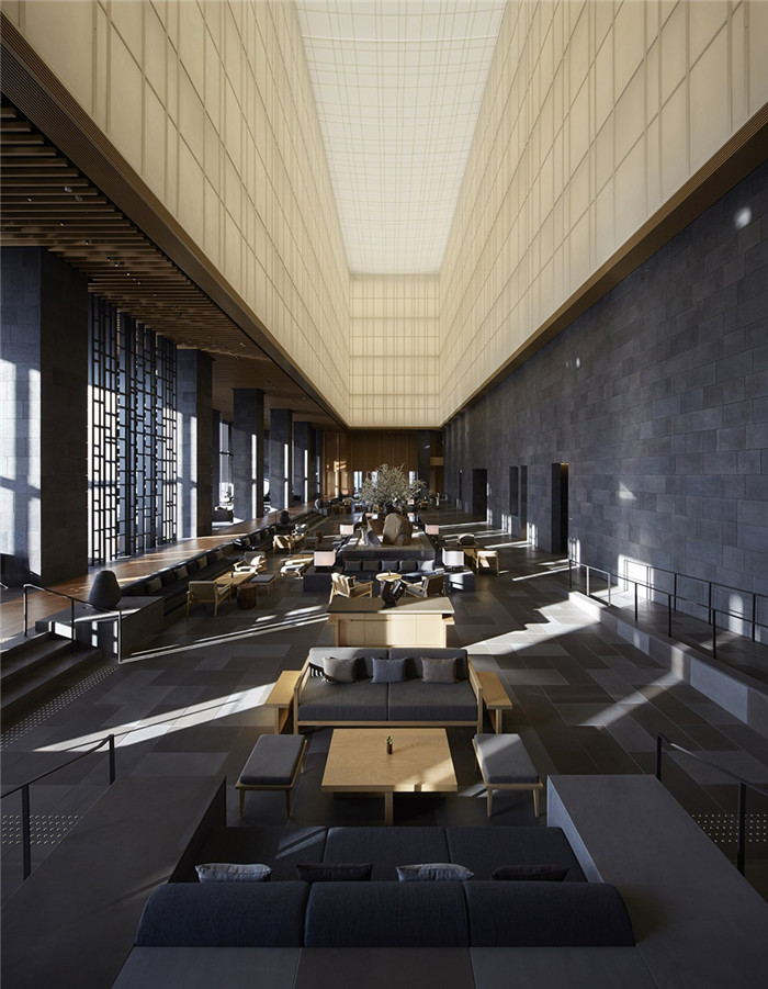 大堂吧設(shè)計(jì)-專為休閑和商務(wù)游客而定制的東京安縵度假酒店設(shè)計(jì) 大堂吧設(shè)計(jì)-專為休閑和商務(wù)游客而定制的東京安縵度假酒店設(shè)計(jì)