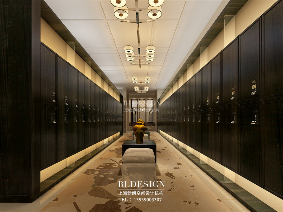 更衣室設計-信陽沁園春公館洗浴酒店設計效果圖 更衣室設計-信陽沁園春公館洗浴酒店設計效果圖