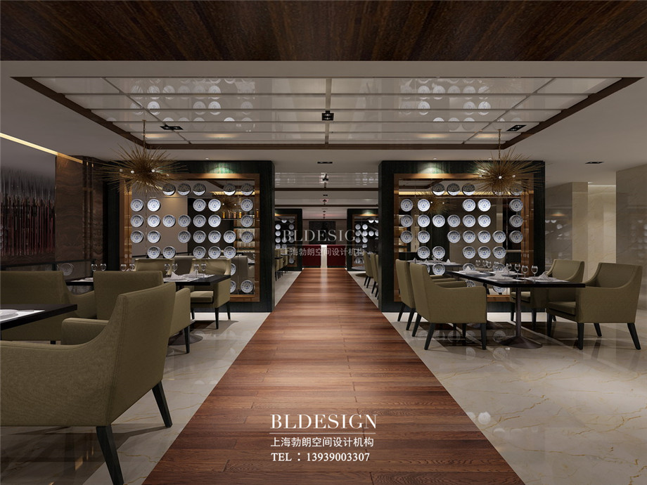 餐廳設計-信陽沁園春公館洗浴酒店設計案例 餐廳設計-信陽沁園春公館洗浴酒店設計案例