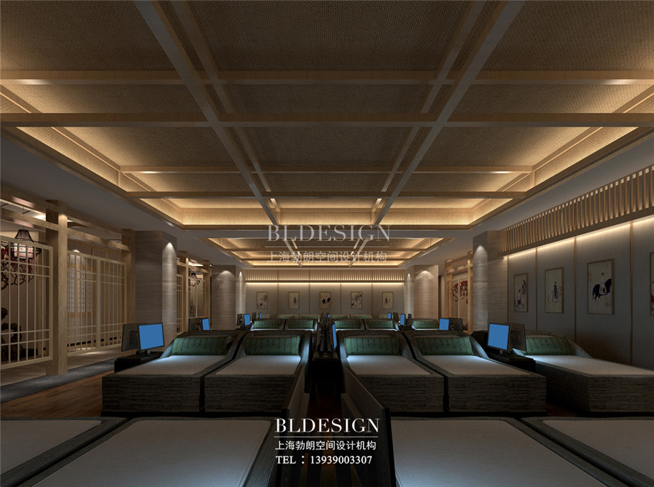 鄭州瀾亭湯泉汗蒸廣場足浴大廳設(shè)計(jì)效果圖 鄭州瀾亭湯泉汗蒸廣場足浴大廳設(shè)計(jì)效果圖