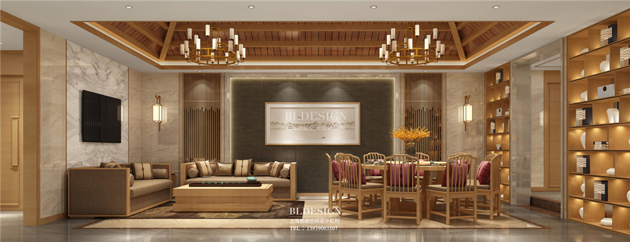鄭州瀾亭湯泉汗蒸廣場餐廳包房設(shè)計(jì)效果圖 鄭州瀾亭湯泉汗蒸廣場餐廳包房設(shè)計(jì)效果圖