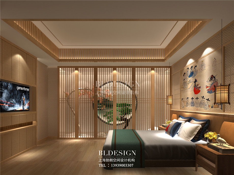 鄭州瀾亭湯泉汗蒸廣場客房設(shè)計(jì)效果圖 鄭州瀾亭湯泉汗蒸廣場客房設(shè)計(jì)效果圖