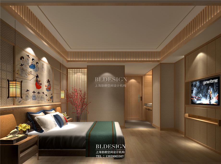 鄭州百樂湯沐浴汗蒸館客房設計方案效果圖