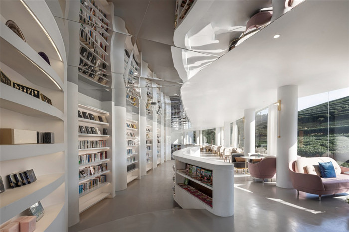 酒店書吧設計-極簡美學   陌領融郡精品民宿酒店設計案例