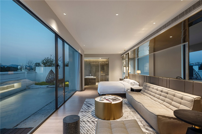 酒店客房設計-極簡美學   陌領融郡精品民宿酒店設計案例