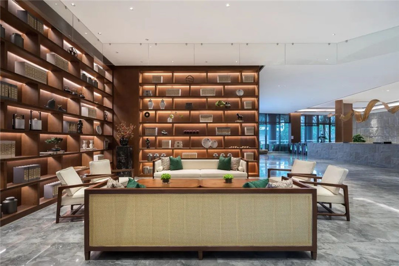 酒店大堂吧設(shè)計(jì)-現(xiàn)代與傳統(tǒng)相融合的新中式溫泉度假酒店設(shè)計(jì)案例 酒店大堂吧設(shè)計(jì)-現(xiàn)代與傳統(tǒng)相融合的新中式溫泉度假酒店設(shè)計(jì)案例