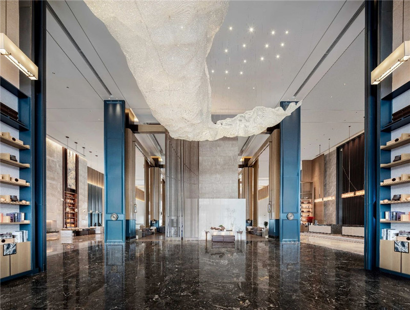 大堂設(shè)計-現(xiàn)代新中式岳陽鉑爾曼五星級酒店設(shè)計賞析 大堂設(shè)計-現(xiàn)代新中式岳陽鉑爾曼五星級酒店設(shè)計賞析