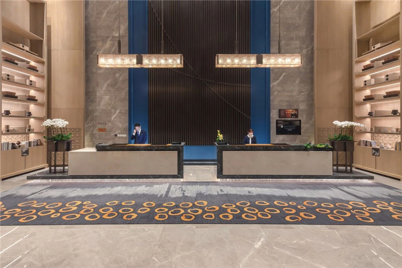 接待臺設(shè)計-現(xiàn)代新中式岳陽鉑爾曼五星級酒店設(shè)計賞析 接待臺設(shè)計-現(xiàn)代新中式岳陽鉑爾曼五星級酒店設(shè)計賞析
