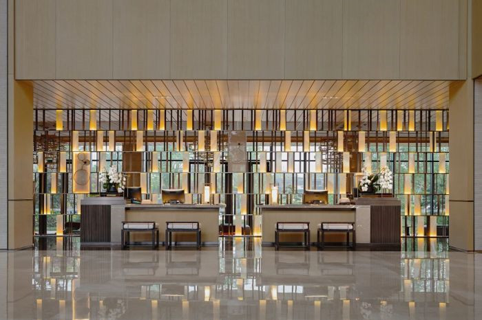 最新開業(yè) 成都海泉灣美憬閣索菲特酒店大堂設計 最新開業(yè) 成都海泉灣美憬閣索菲特酒店大堂設計