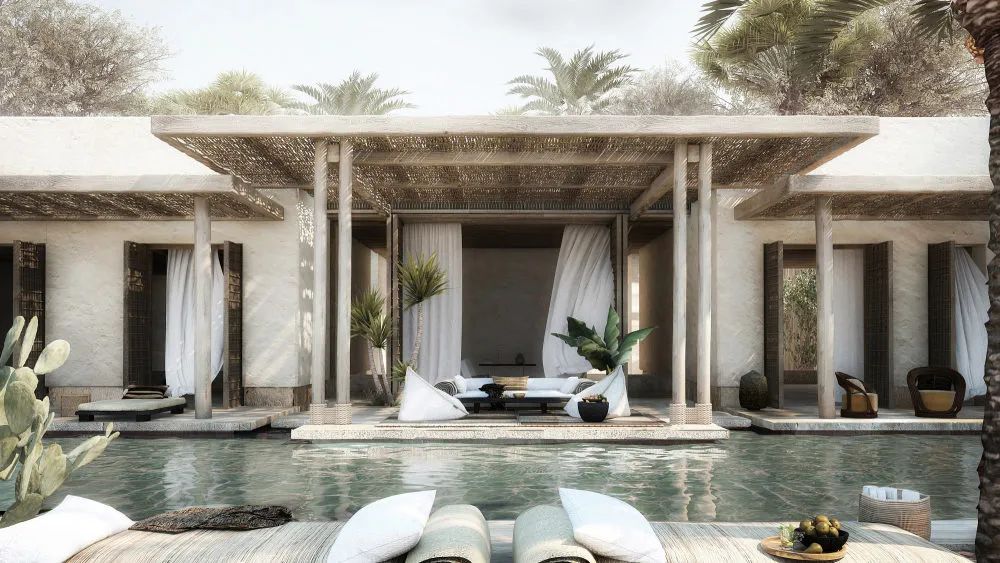 希臘 Residence in Abu Dhabi 民宿泳池設(shè)計(jì)賞析 希臘 Residence in Abu Dhabi 民宿泳池設(shè)計(jì)賞析