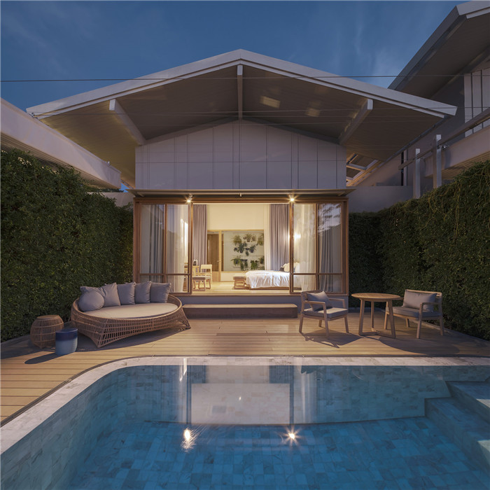 國外輕松簡單的別墅式度假酒店設(shè)計案例 國外輕松簡單的別墅式度假酒店設(shè)計案例