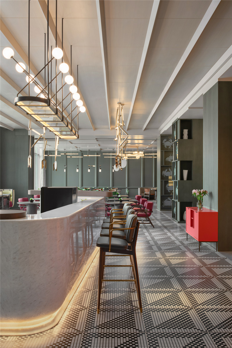 現(xiàn)代輕奢藝術風蘇州英迪格酒店公共空間設計方案