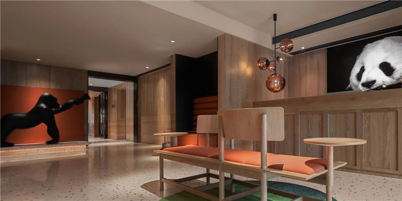 大廳設(shè)計(jì)-成都熊貓很困精品主題酒店設(shè)計(jì)方案賞析