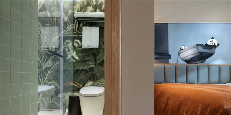 客房設(shè)計(jì)-成都熊貓很困精品主題酒店設(shè)計(jì)方案賞析