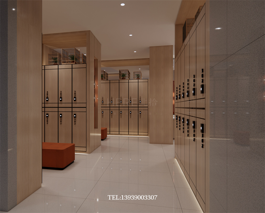 鄭州古悅蘭亭影院式湯泉足道會所設(shè)計(jì)案例效果圖