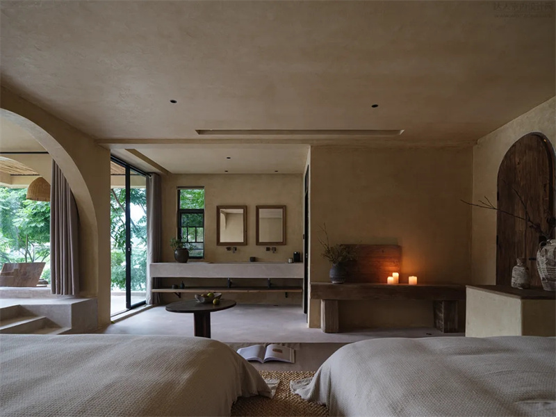 別墅改民宿  二更侘寂野奢度假民宿酒店設(shè)計