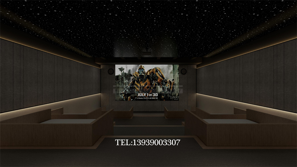 太原華明灣洗浴酒店翻新改造設(shè)計(jì)案例-電影室設(shè)計(jì)